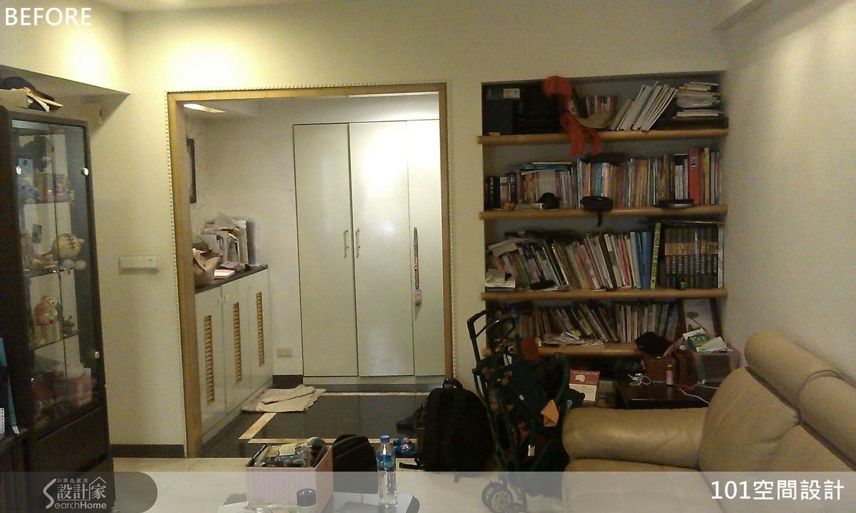 33 坪的老屋,設計師拆了兩面牆,並將室內格局往外推