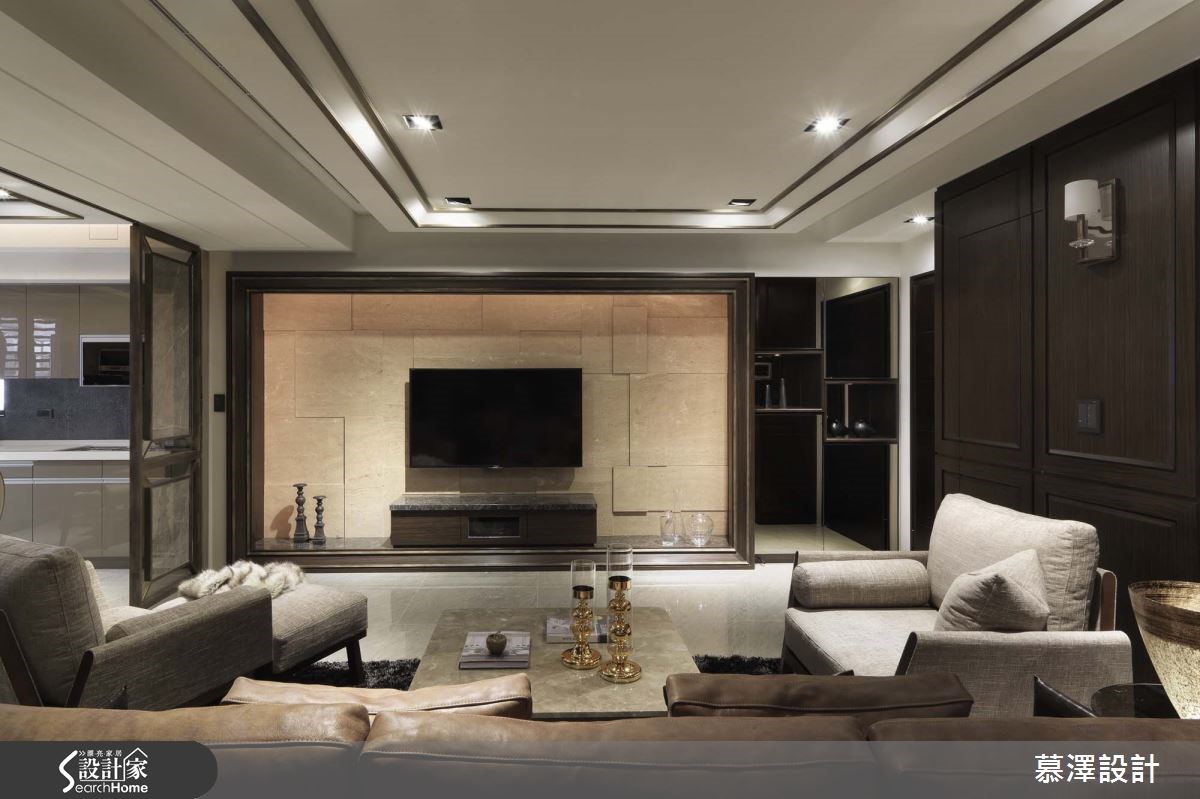 猶如美國影集裡主角居住的簡約低奢,就是這個家的空間