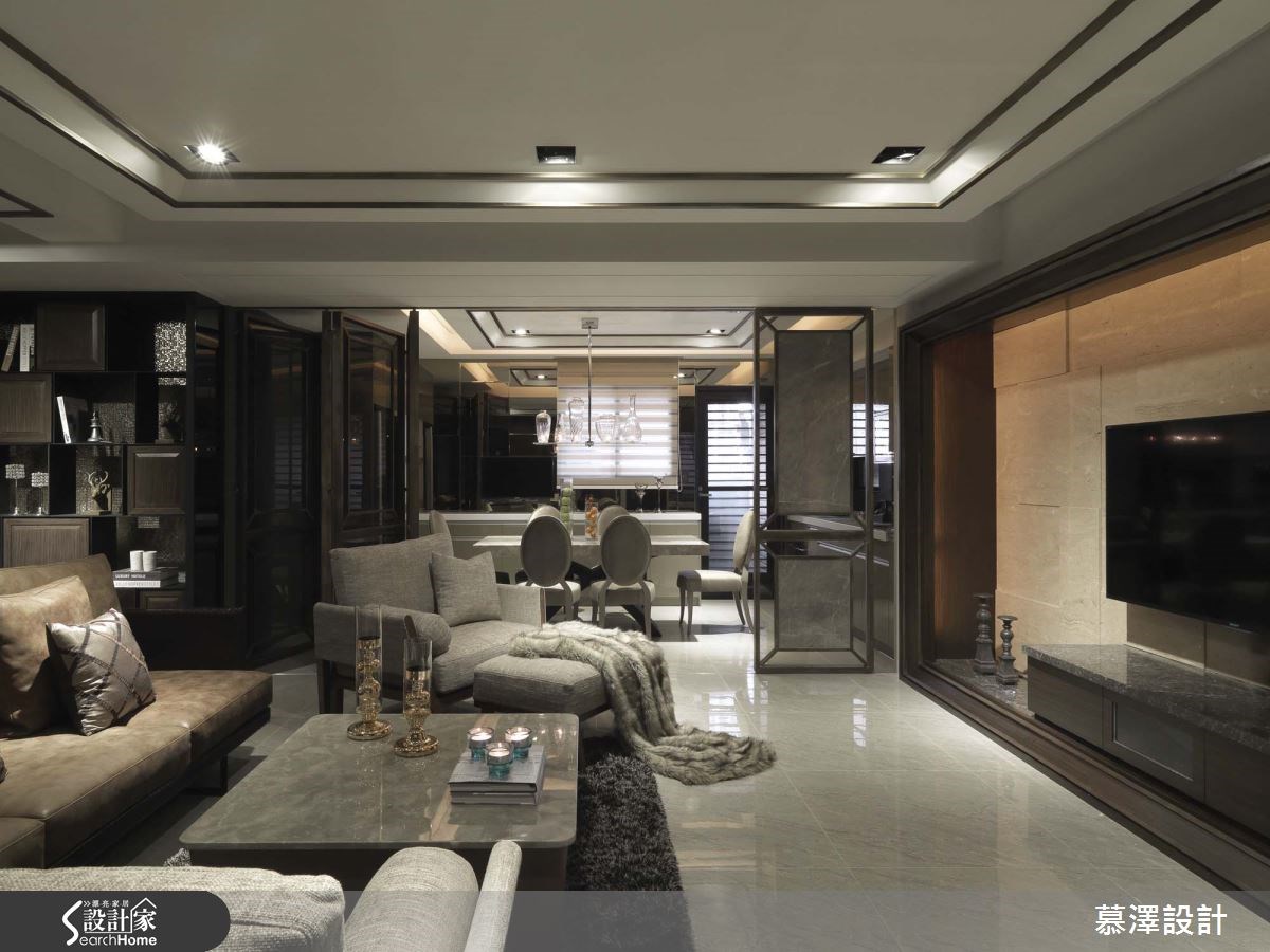 猶如美國影集裡主角居住的簡約低奢,就是這個家的空間