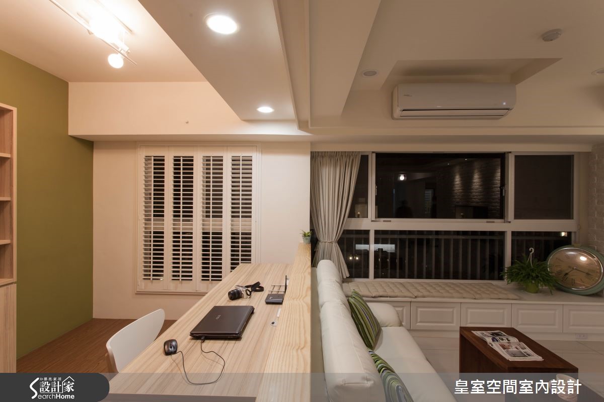 夫妻兩人買下位於新竹市 25 坪的新成屋,裝修時希望以