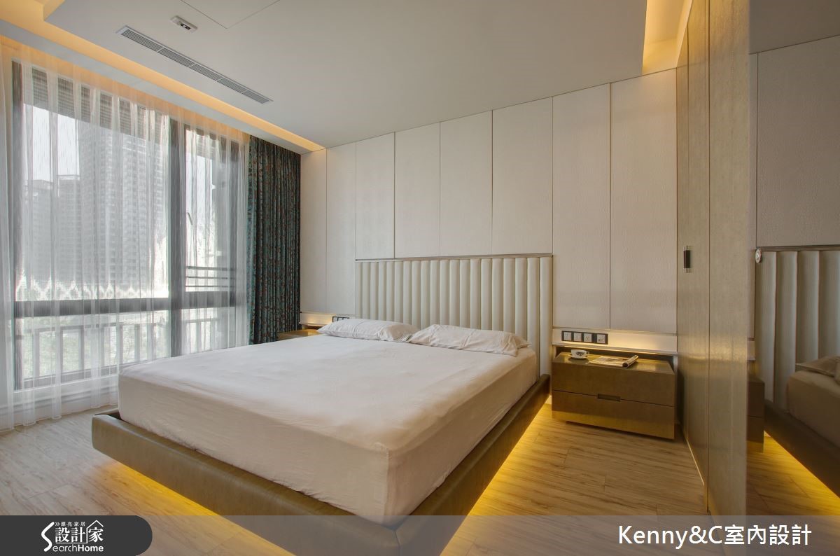 我們今天來到位於台北市北投區的這間新成屋，居住著三