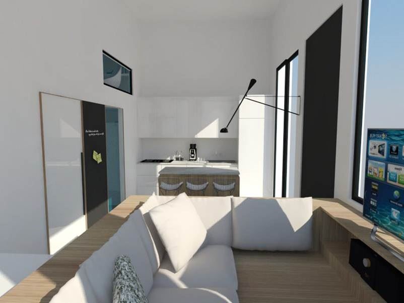 中國科技大學室內設計科徐嘉薇拿下學生組明日之星獎。