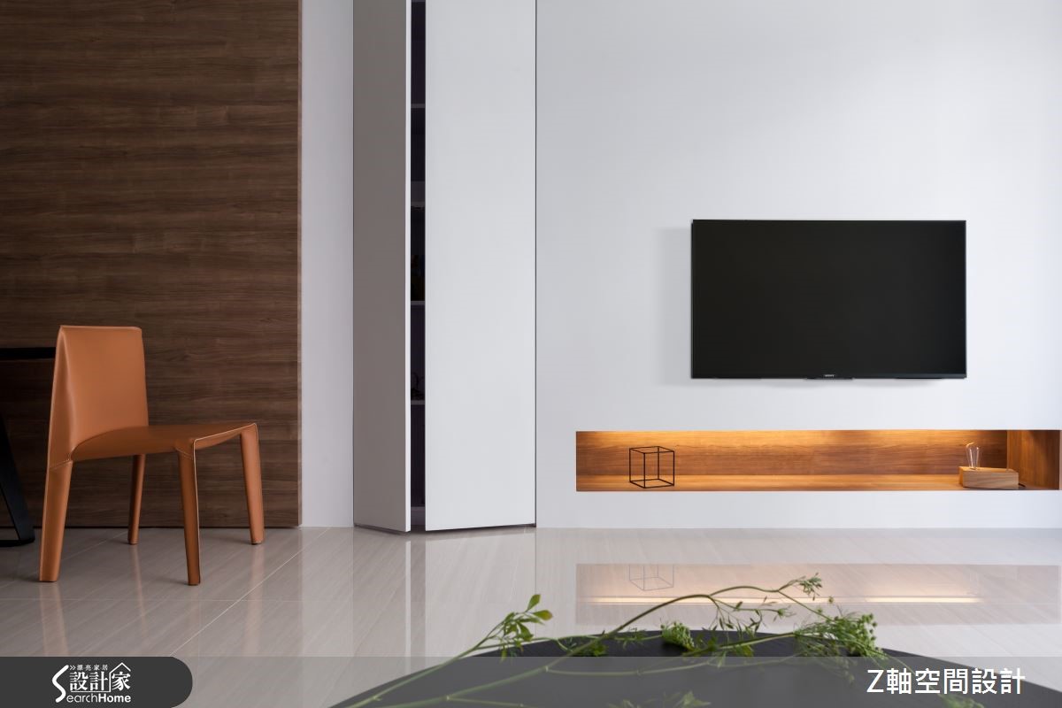 結合屋主針對便於收納以及高明度空間的需求，設計師注
