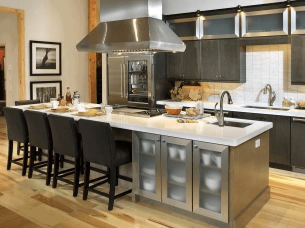 60款迷人中島廚房設計15