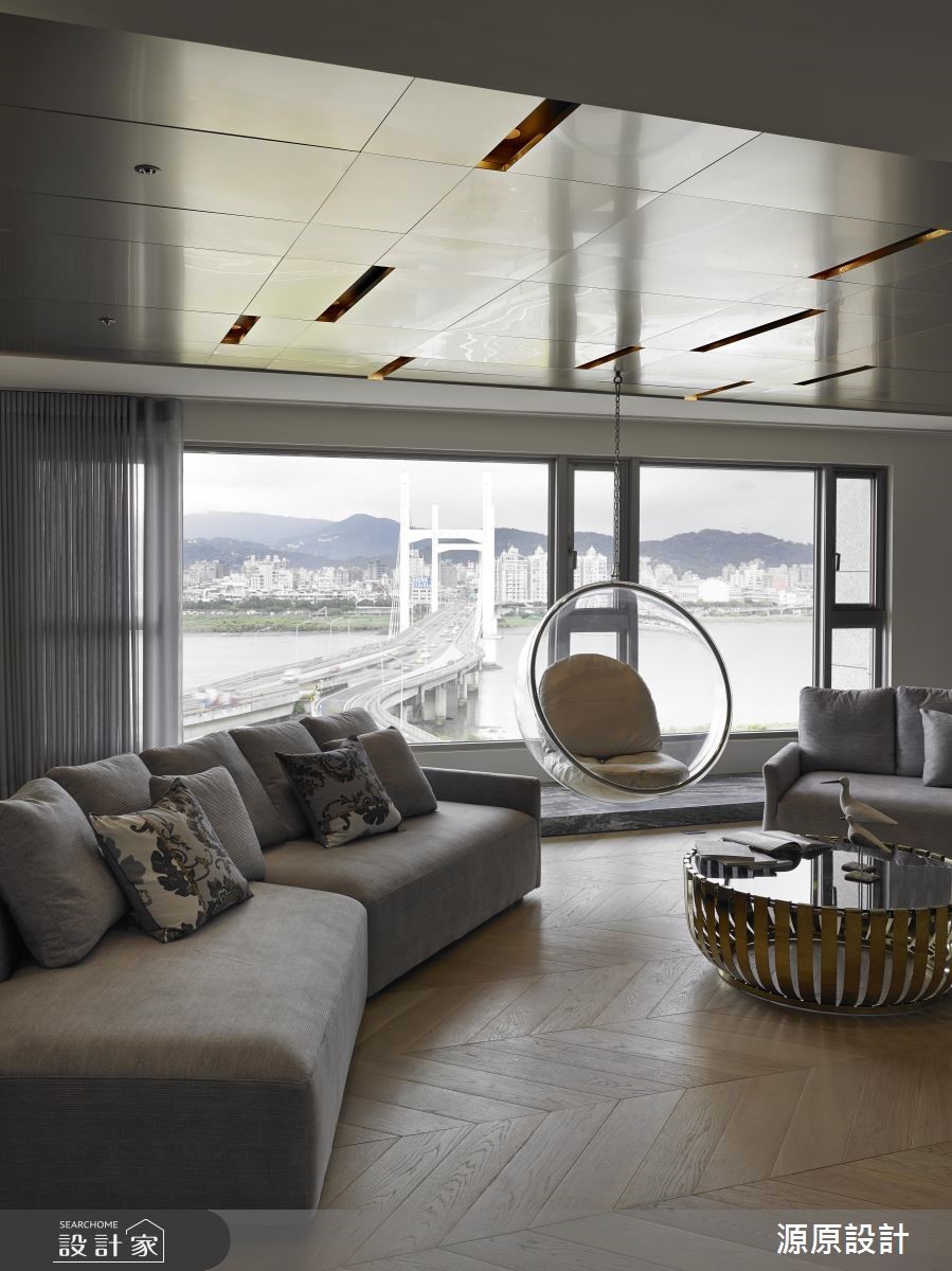 百坪豪宅的氣度與典範營造，來自於對於建材與場域的精