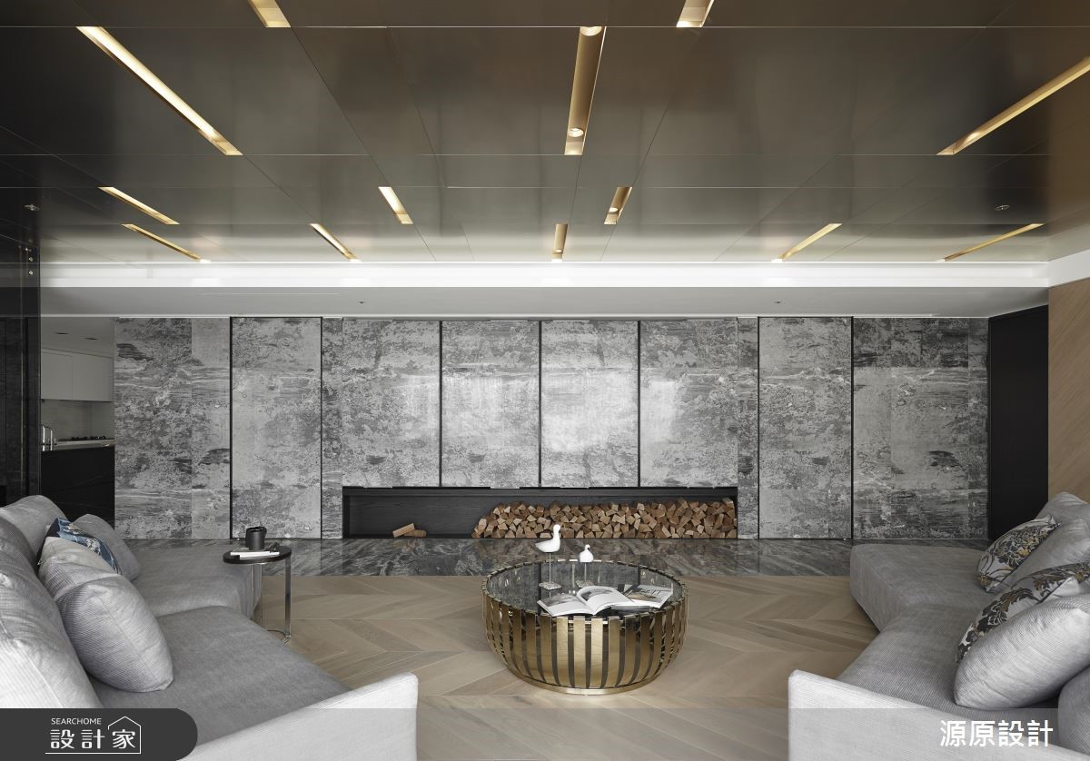 百坪豪宅的氣度與典範營造，來自於對於建材與場域的精