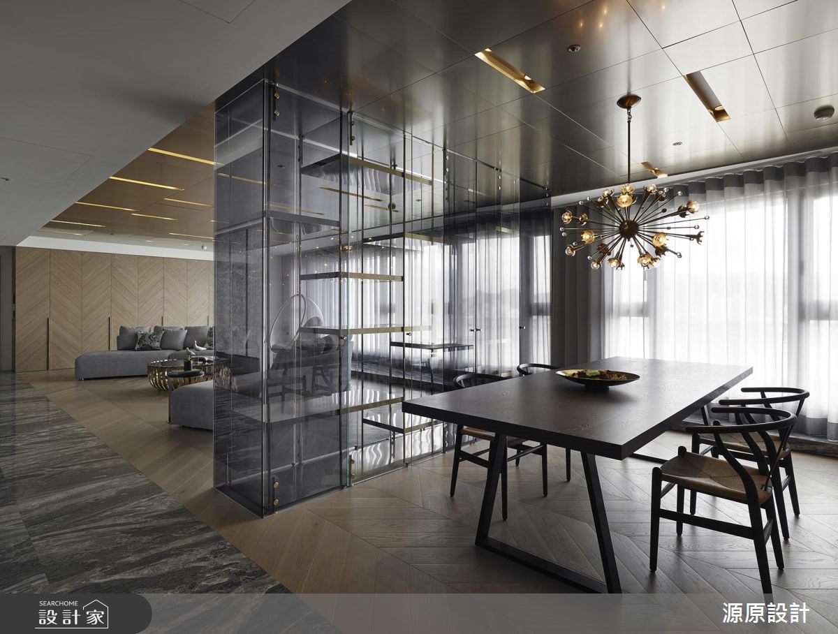 百坪豪宅的氣度與典範營造，來自於對於建材與場域的精