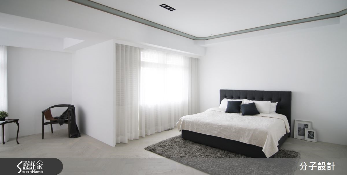 80 坪現代風居家，設計師透過格局重塑導入室外光源，