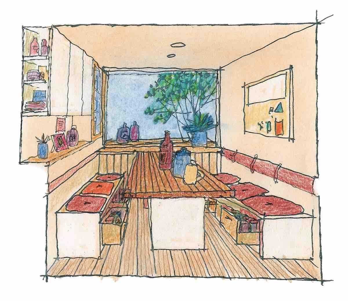 用餐室－透視圖  圖片提供_漂亮家居麥浩斯