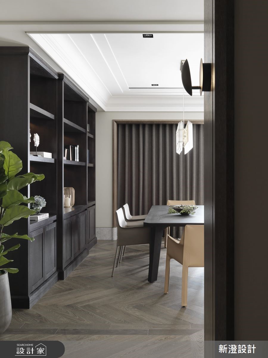 屋主一家人從屋案 72 坪毛胚屋時期就與新澄設計合作，