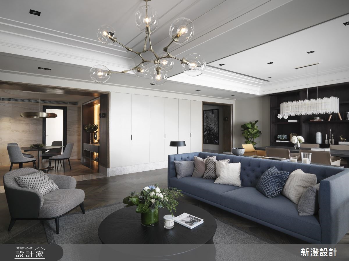 屋主一家人從屋案 72 坪毛胚屋時期就與新澄設計合作，