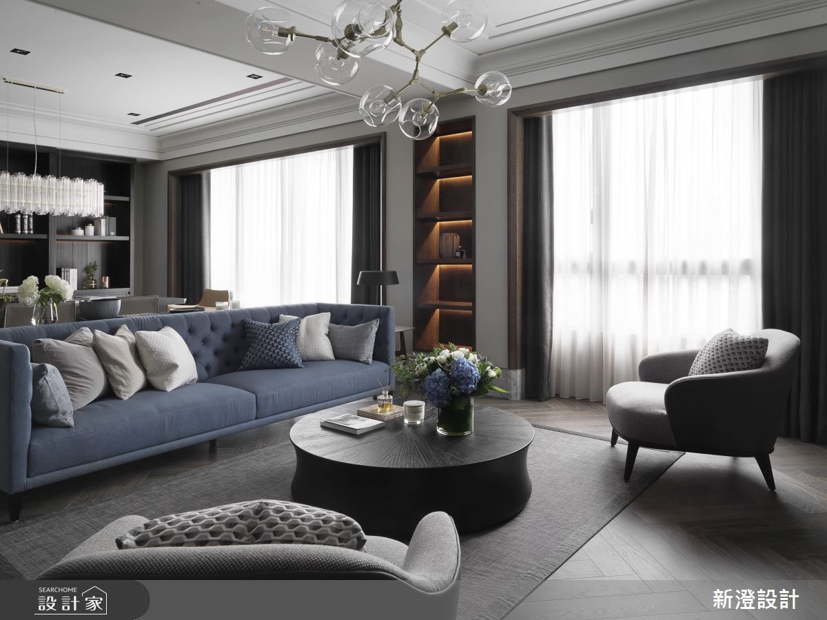 屋主一家人從屋案 72 坪毛胚屋時期就與新澄設計合作，