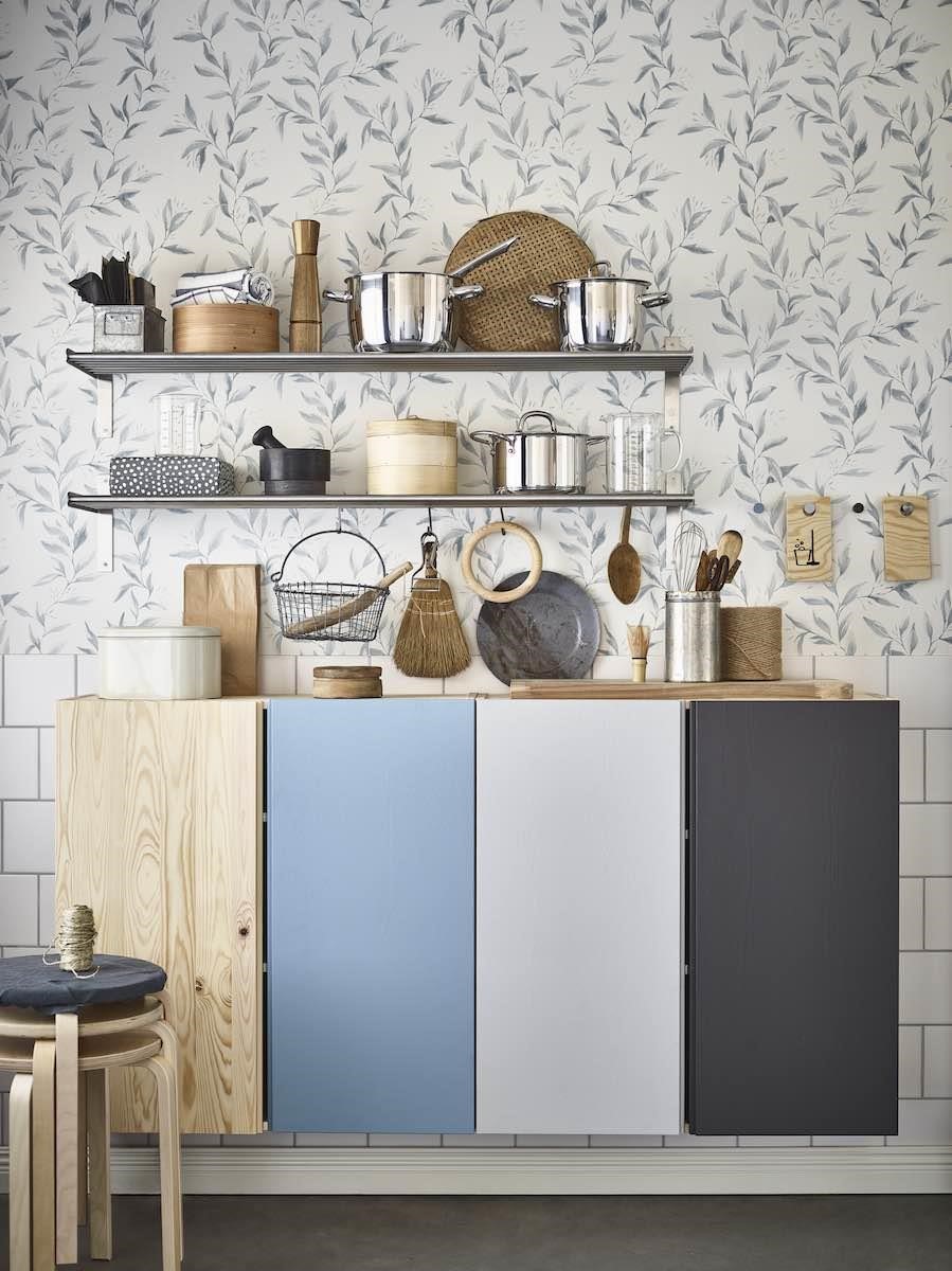 IVAR層架組變化多端，可因應家中色調在表面塗上喜歡的顏色做出多層次變化。圖片提供_IKEA