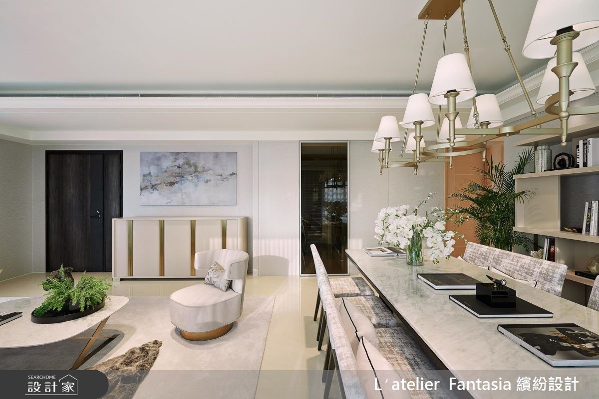 你能想像僅透過軟件佈置，就能為新家打造完整的新古典