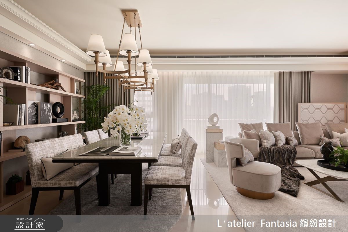 你能想像僅透過軟件佈置，就能為新家打造完整的新古典