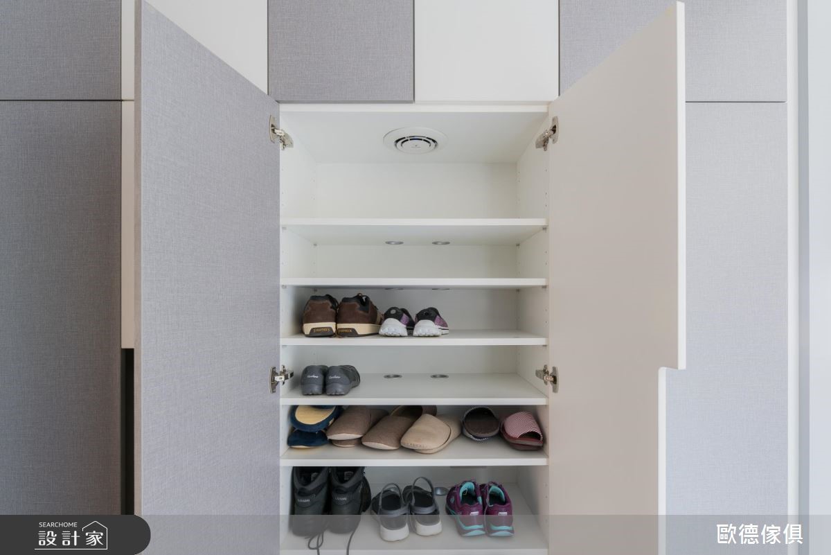 屋主夫婦對於住宅規劃有一套個人想法，注重收納機能，