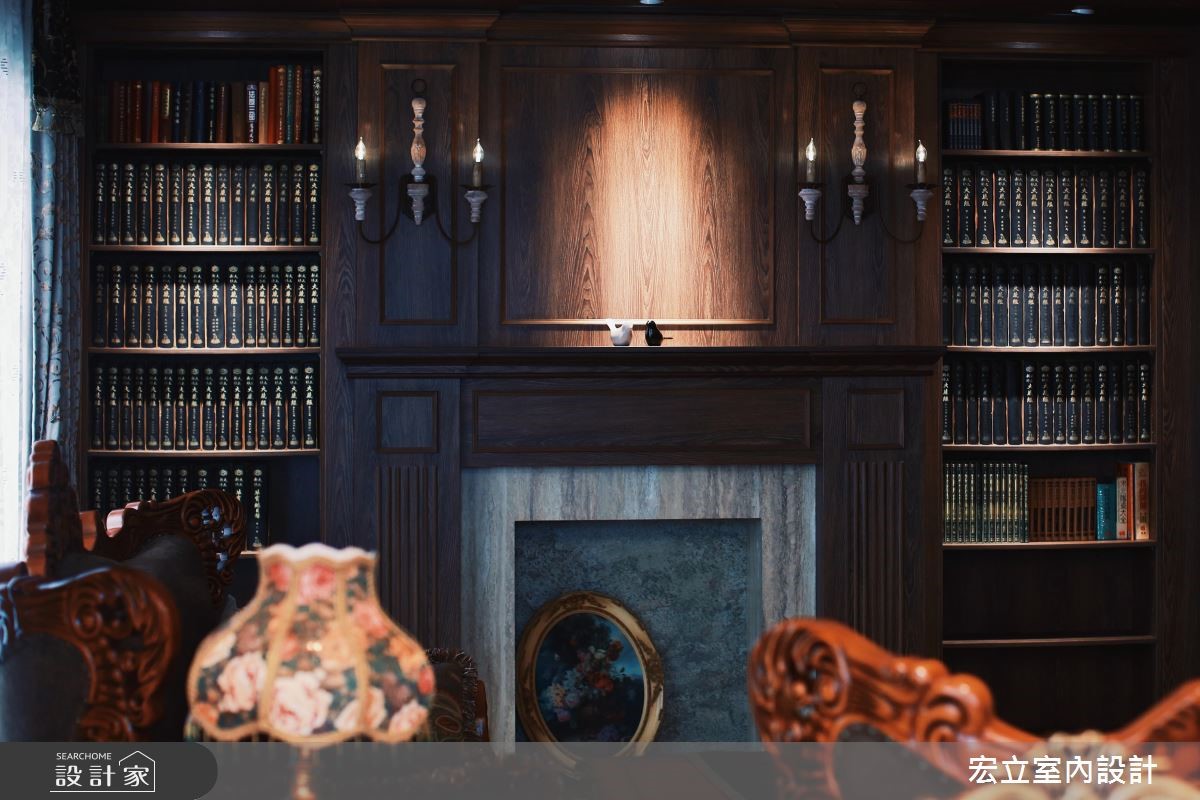 60 坪新古典大宅的屋主，長期在外地工作時養成使用壁