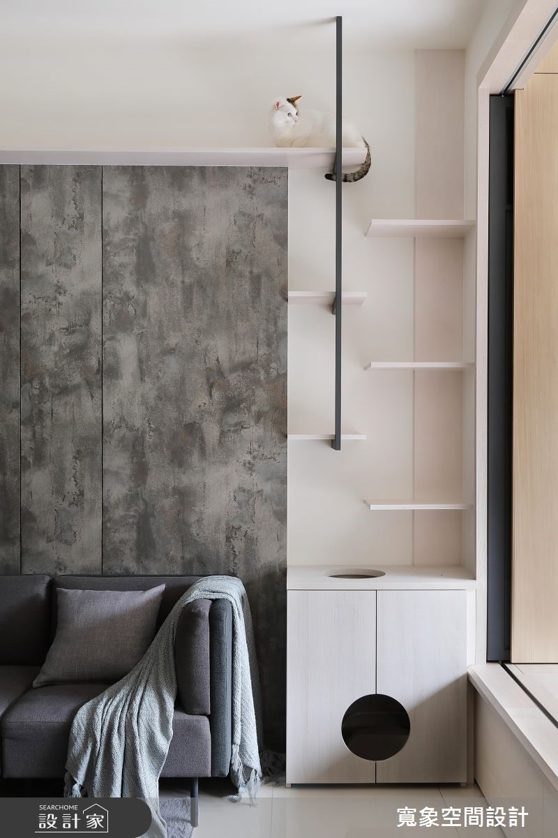 屋主夫妻倆希望能生活在愜意的私宅，同時希望愛貓也能