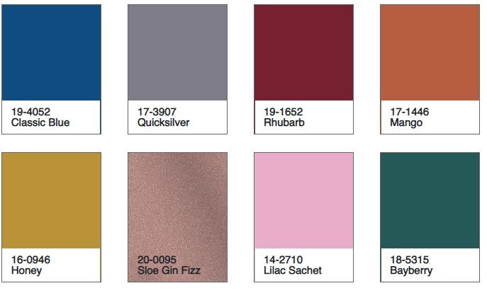 Pantone 經典藍調色盤 4／圖片來源：Pantone。