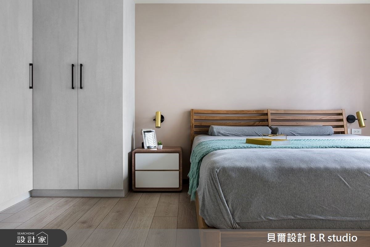 一家三口的 26 坪新居,由清新溫暖的北歐風、落地窗引