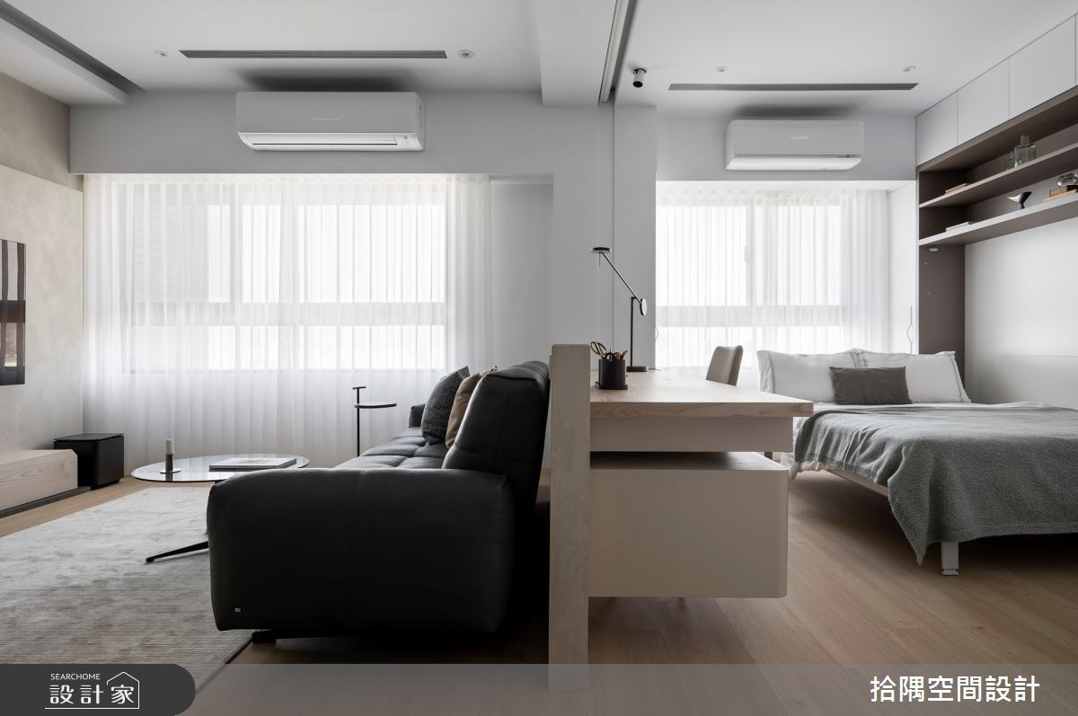 劉玉婷設計師善於以極簡俐落的設計手法，勾勒空間與居