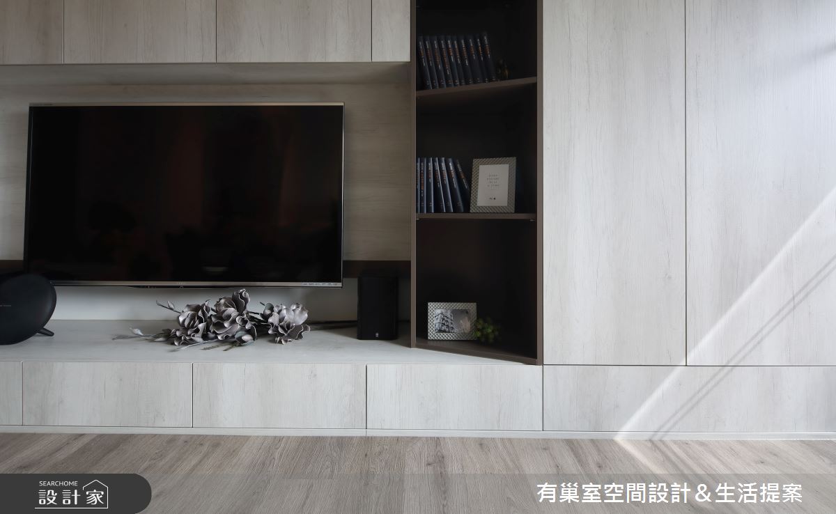 注重收納的 32 坪老屋,翻新計畫上,以簡約風概念貫穿