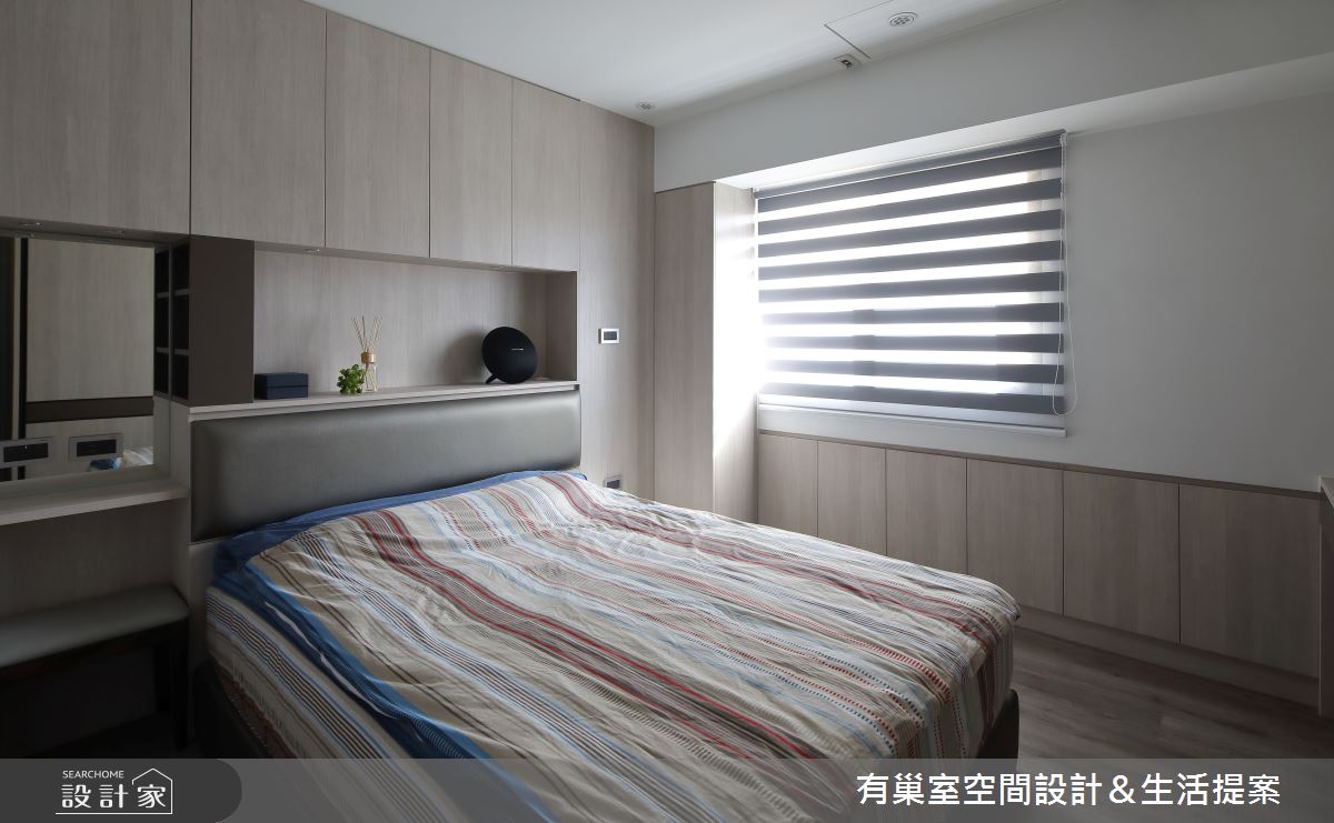 注重收納的 32 坪老屋,翻新計畫上,以簡約風概念貫穿