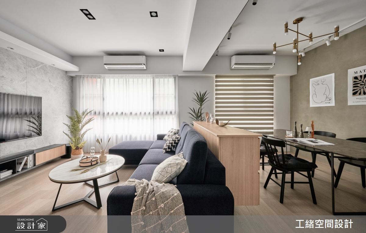 26坪現代風屋主任職科技產業,平時上班壓力大,希望回