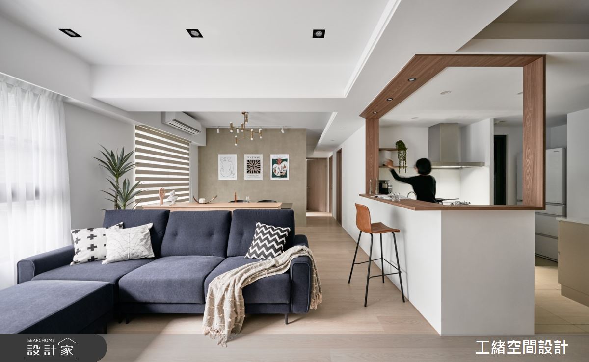 26坪現代風屋主任職科技產業,平時上班壓力大,希望回