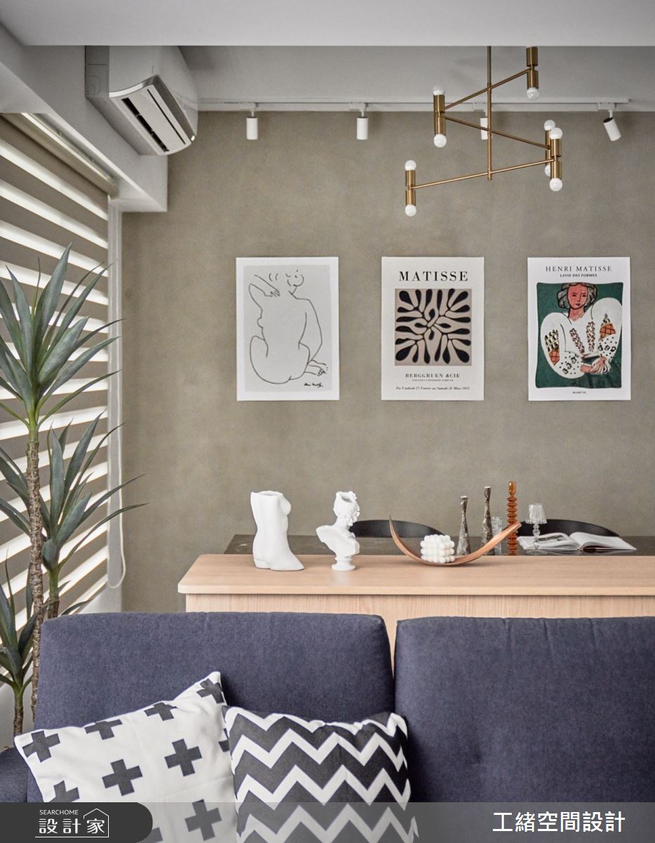 26坪現代風屋主任職科技產業,平時上班壓力大,希望回