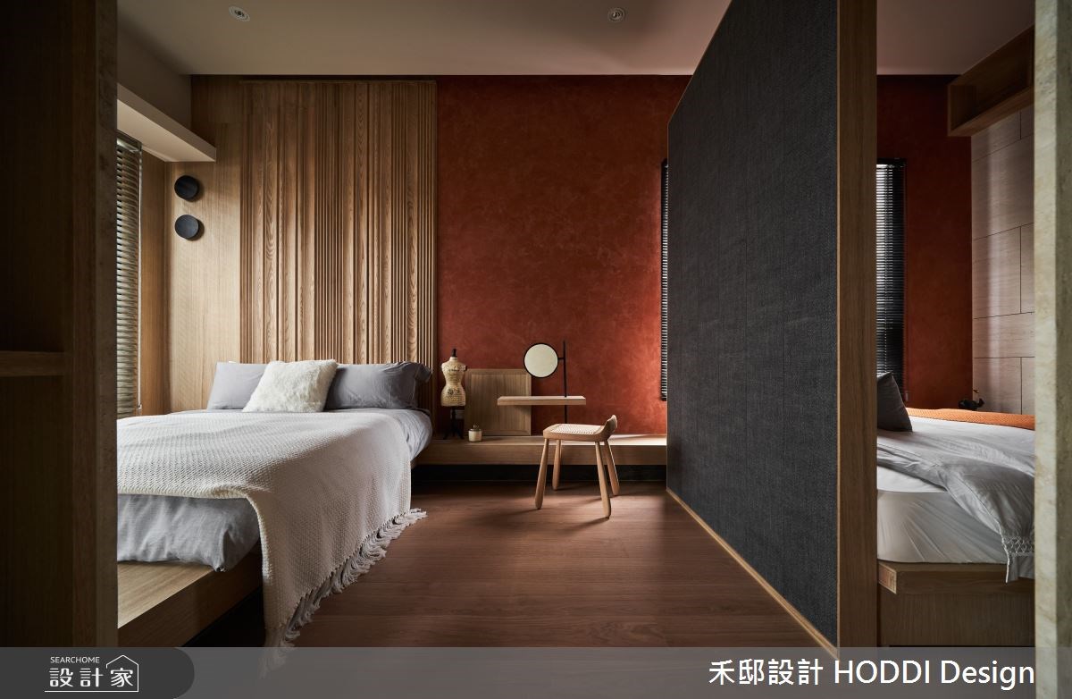 即使是同住一個屋簷下也需要各自的空間。18坪預售屋內