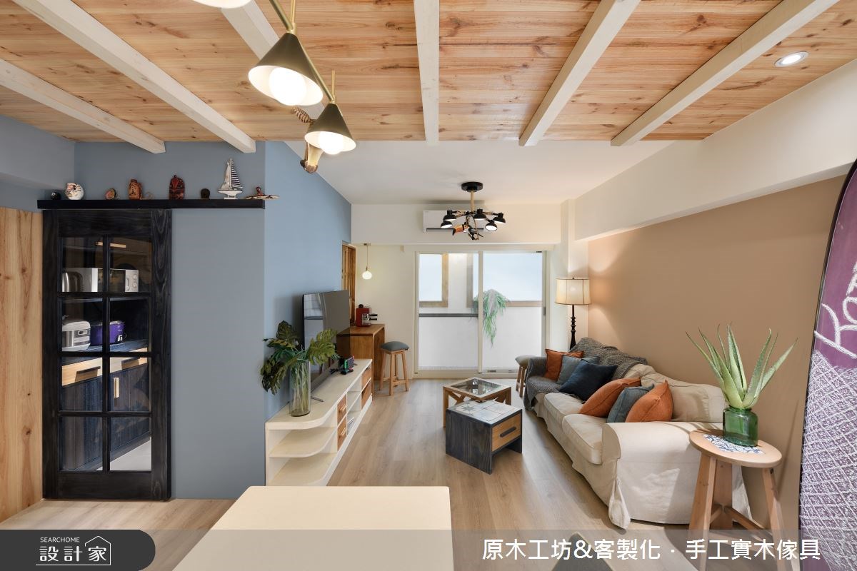 20 年老屋以夫妻熱愛的衝浪生活為模板,以環保明亮的