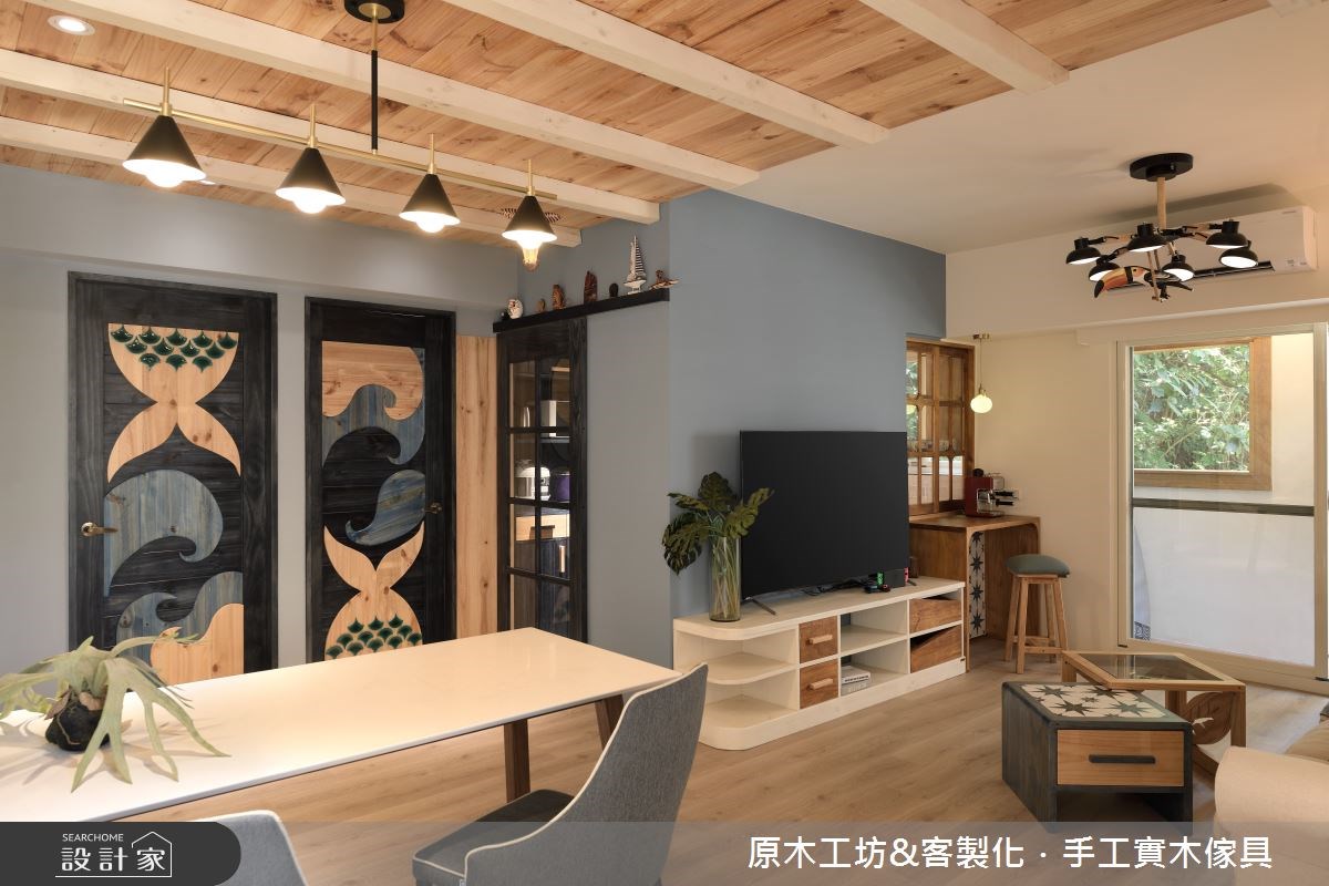 20 年老屋以夫妻熱愛的衝浪生活為模板,以環保明亮的