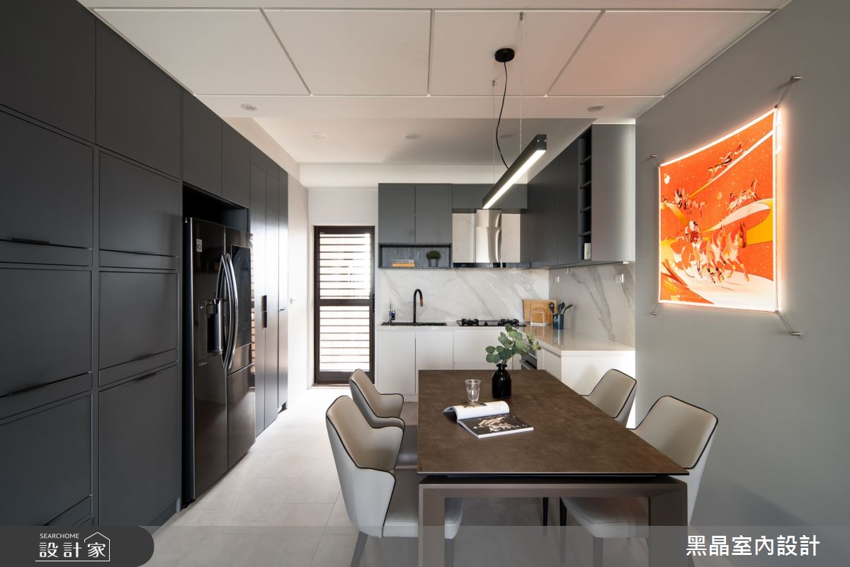 37坪混搭宅內,黑晶室內設計 張欣慧、郭亮君兩位設計