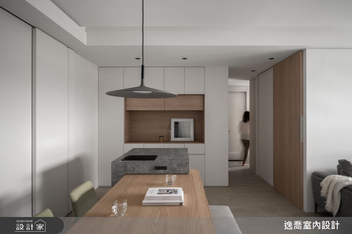 室內23坪的新屋，將3房打造成實用的2+1房，並增加收納