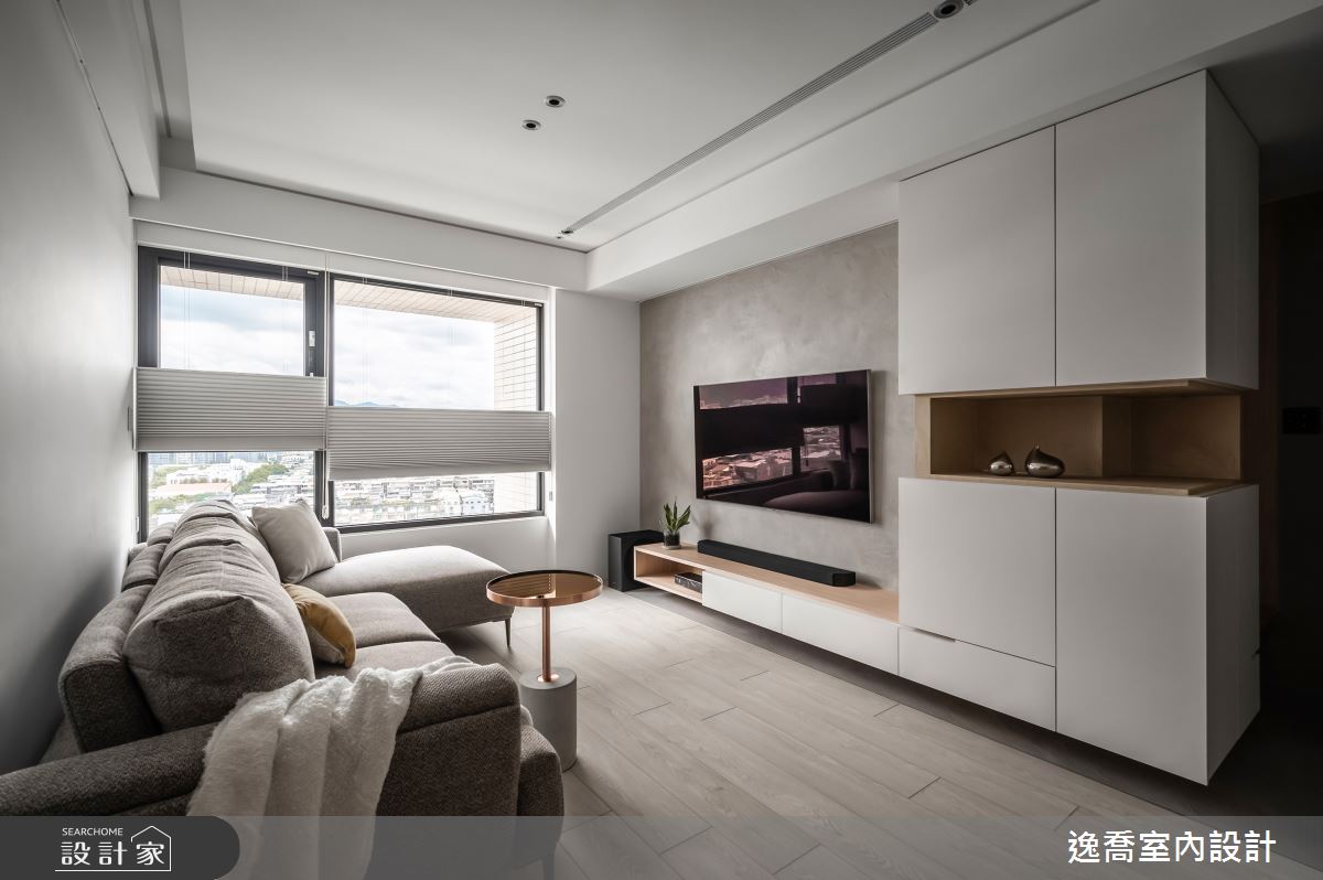 室內23坪的新屋，將3房打造成實用的2+1房，並增加收納