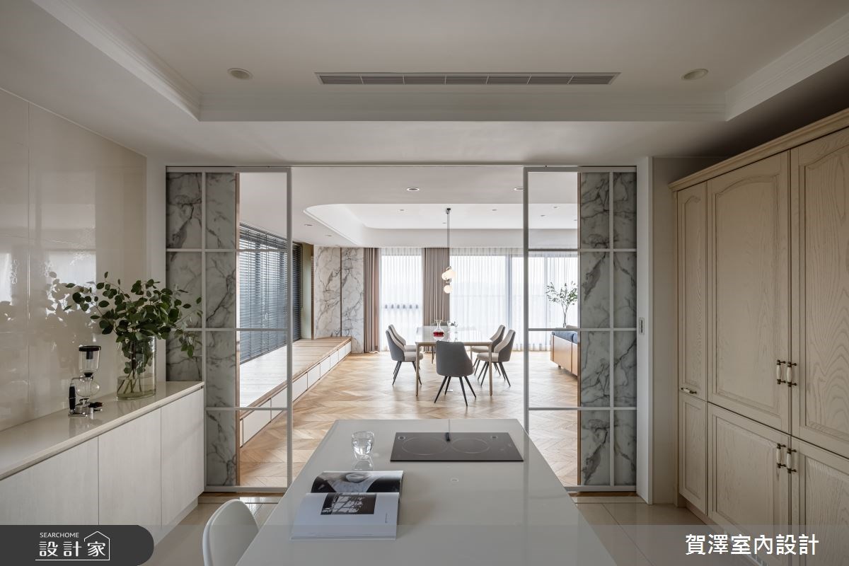 77 坪的北歐風大宅，跳脫一般豪宅的奢華印象，利用清