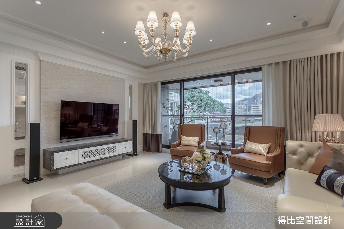 一家四口入住52坪新古典宅,得比空間設計 侯榮元設計