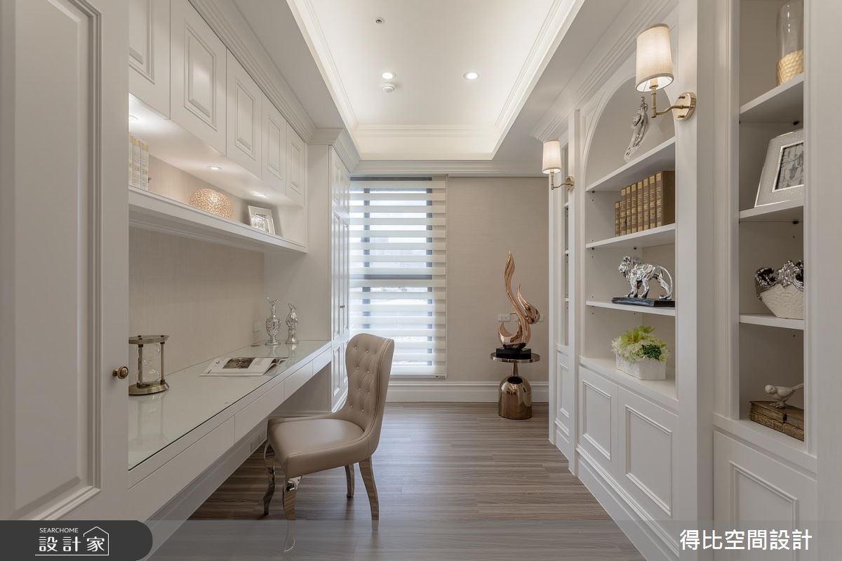 一家四口入住52坪新古典宅,得比空間設計 侯榮元設計