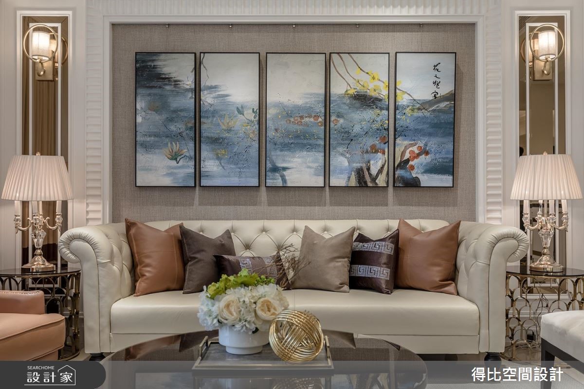 一家四口入住52坪新古典宅,得比空間設計 侯榮元設計