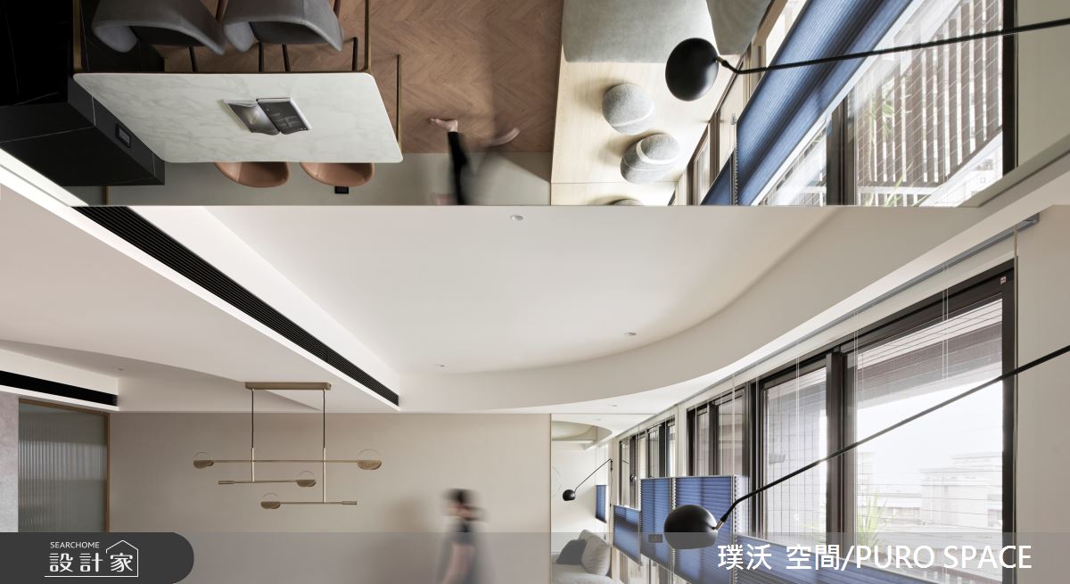 25坪現代風新成屋，採光條件良好，但原有建商空間規劃