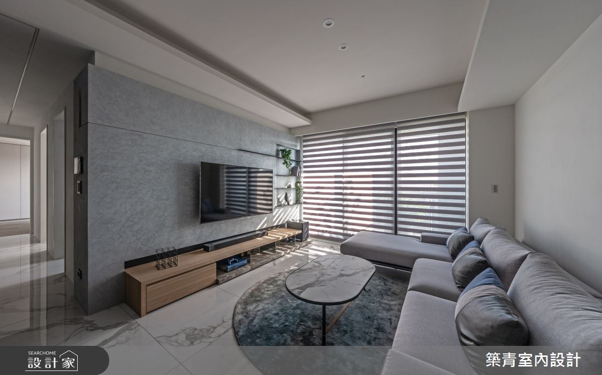 48坪的預售屋具備4房2廳,居住成員為4人與2隻可愛的貓