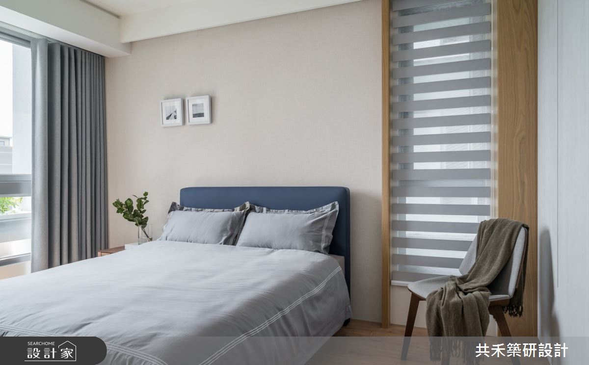 28坪現代風的三房兩廳的小家庭，在預售屋時便請共禾築