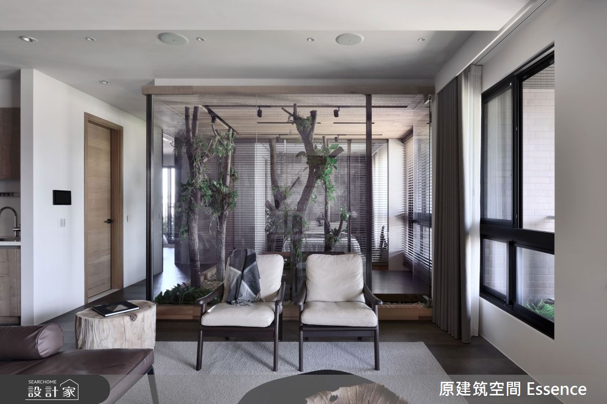 喜愛茶道、陶藝品收藏的退休屋主,希望在都市中38坪的