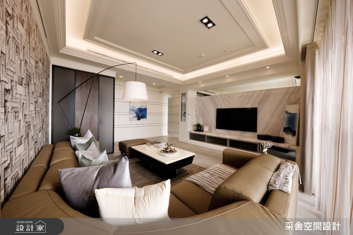 80 坪的混搭風大宅，屋主長期在國外工作，習慣外國的