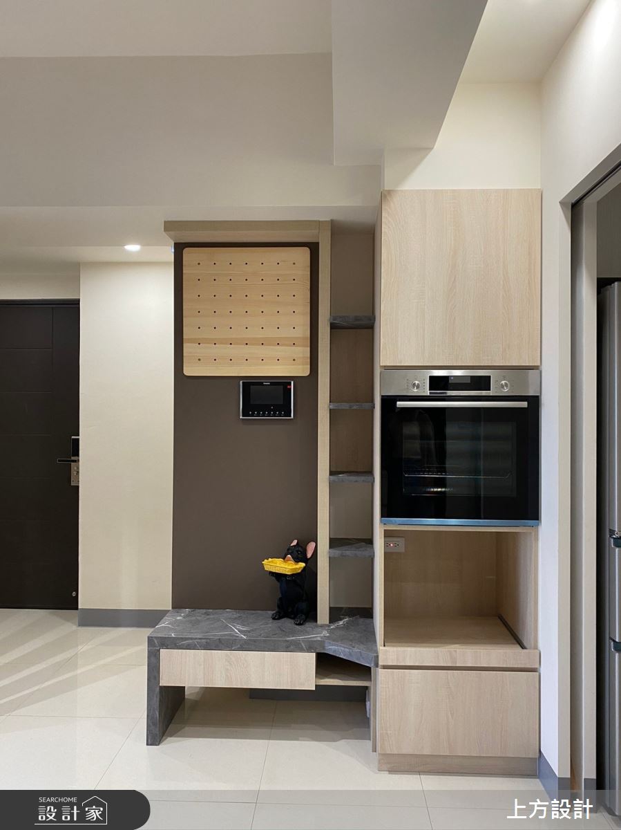 21 坪混搭風小宅為一家三口與狗狗的新生活空間，坪數