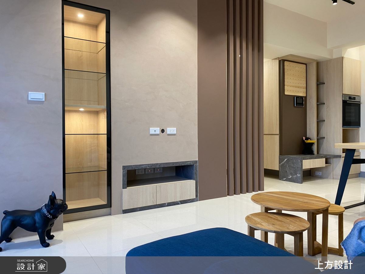 21 坪混搭風小宅為一家三口與狗狗的新生活空間，坪數