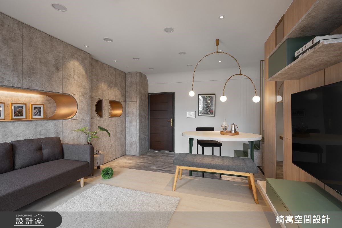 18 坪現代風住宅的屋主，希望給雙胞胎女兒充足的生活