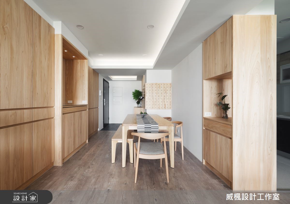 對於年齡層有大有小的親子宅，中性舒適的日式無印風會