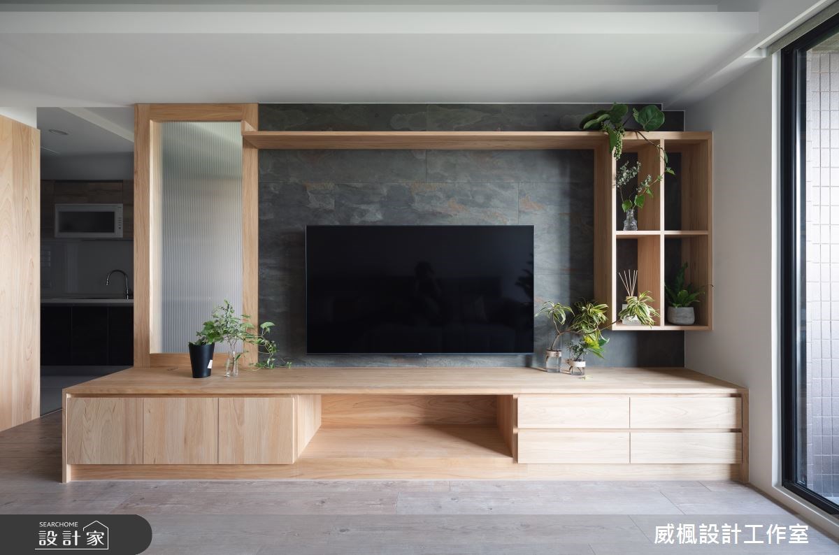 對於年齡層有大有小的親子宅，中性舒適的日式無印風會